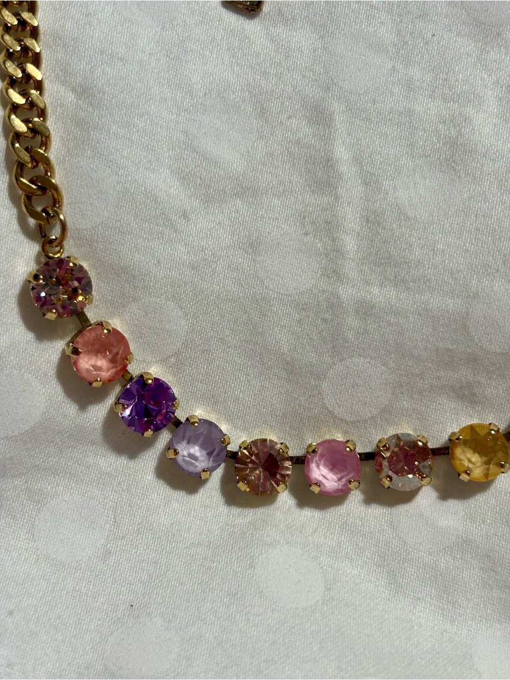 TOVA Mini Oakland Necklace in Fairy Dust Mix - Picture 4 of 9